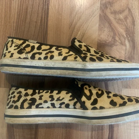 Kate Spade ♠️ 🐮 Real Cow Hair Keds Size 9.5 - Picture 3 of 9